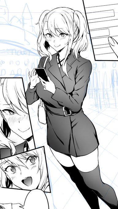 ペン入れ中～
Inking~ 