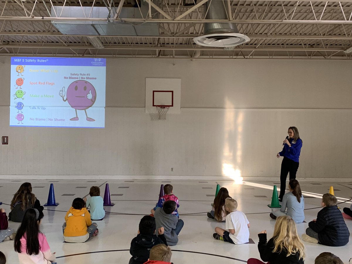 Thank you <a href="/PaluxyRiverCAC/">Paluxy River Children's Advocacy Center</a> for making sure our students know how to keep themselves safe! <a href="/baccuselem/">Nettie Baccus Elementary School</a> #childsafetymatters