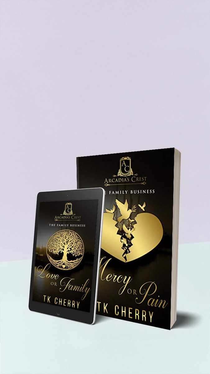 Dive into this tale about a well-to-do family 👨‍👩‍👧‍👧, a forbidden love 🚫, and a secret child 👶.
⚓️
The Family Business Duet is available at your favorite digital books store:

❤️/🌳LOVE OR FAMILY (book 1): tkcherry.com/love-or-family/
🕊/💔MERCY OR PAIN (book 2): tkcherry.com/mercy-or-pain/