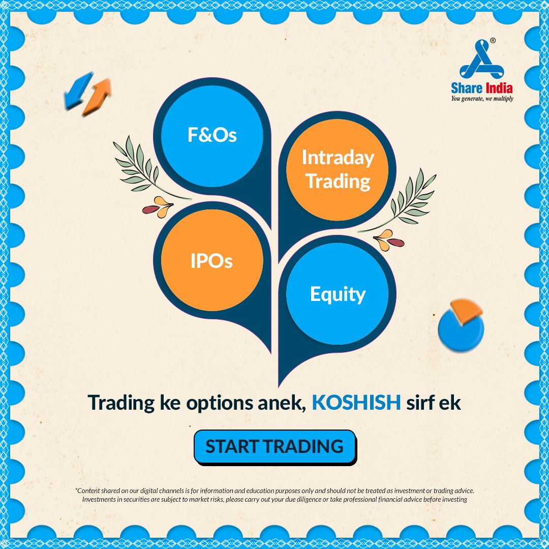 shareindiasec's tweet image. Humari koshish ka motive sirf aapki kamyabi. 

#IndiaKaApnaTradingPlatform #ShareIndia #StockMarket #TradingGoals