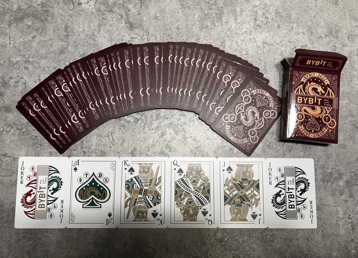 贈送BYBIT撲克牌一百份，抽獎資格必須完成
1.追蹤我
2.按讚分享此文
3.把上述的截圖發在留言區
我會私訊表單給你，先搶先贏敬請把握