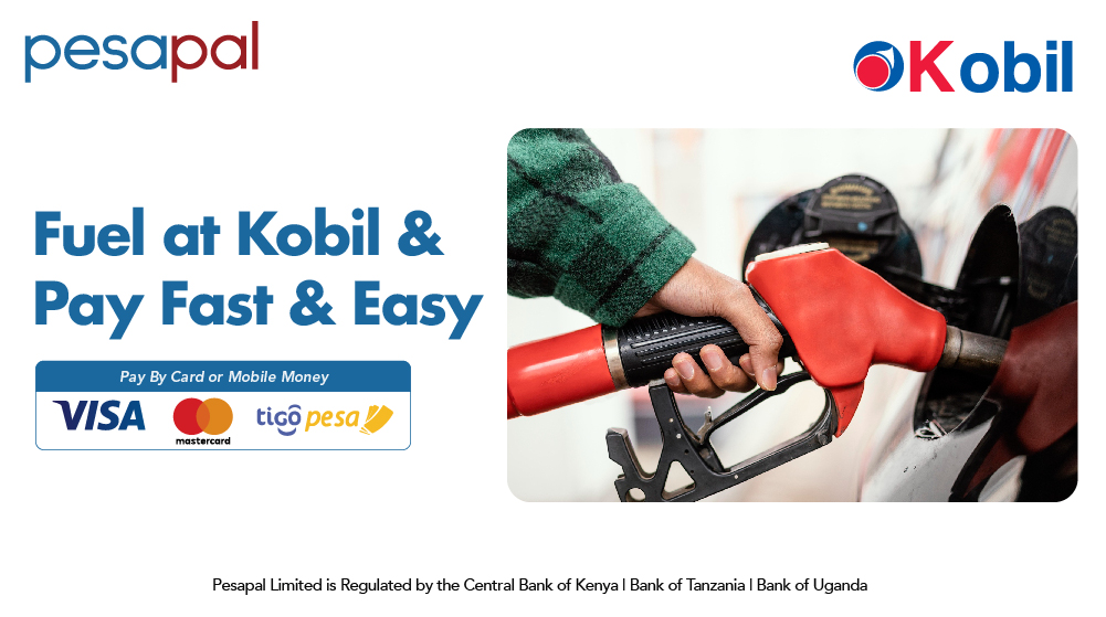 Pesapal's tweet photo. While in Tanzania, fuel up and pay quickly using your card on Pesapal Sabi POS at Kobil petrol station. #Kobil #PesapalSabiPOS #CardOnly https://t.co/GjRg80Z8xh
