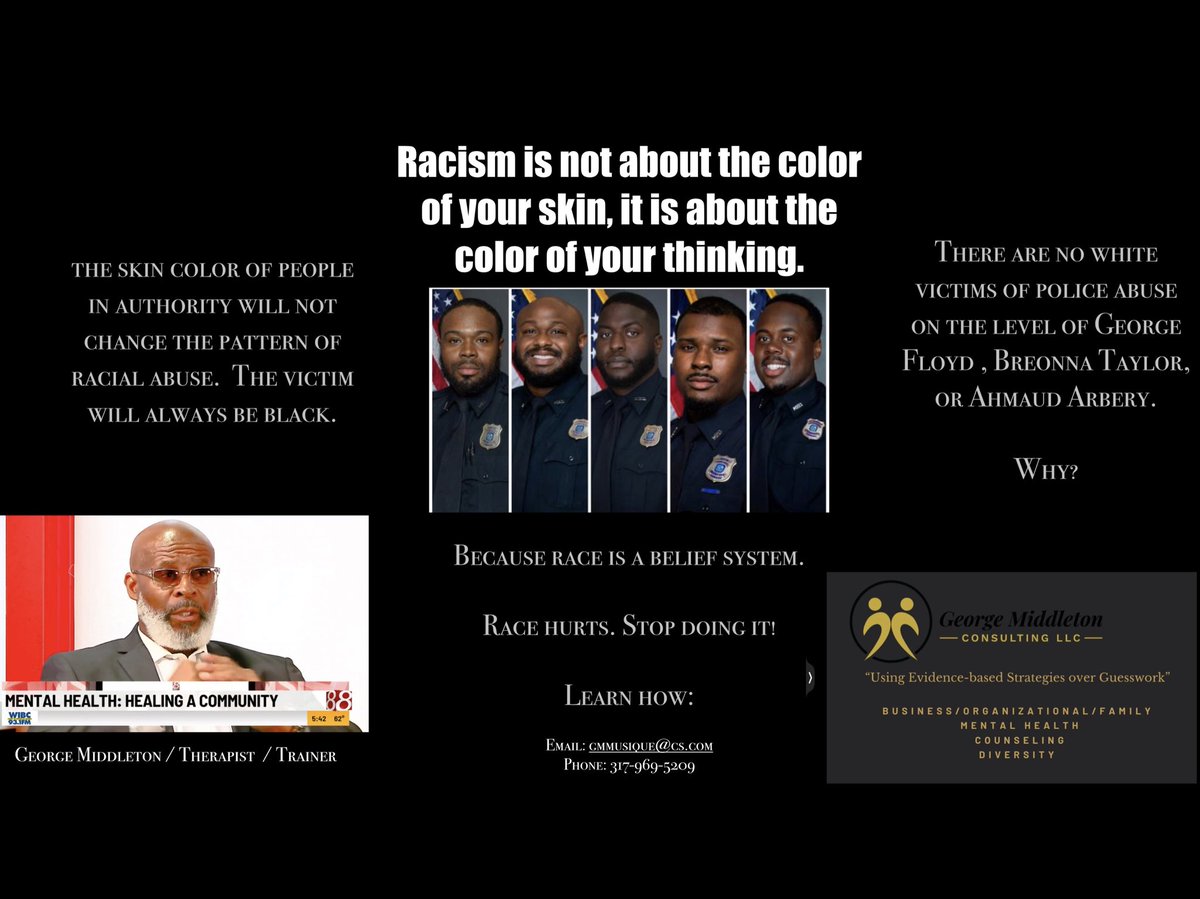 GeorgeCritThink's tweet image. The police chief of the Memphis police department stated that because the officers were Black, that this is not a race problem. With all due respect she could not be more incorrect. 

Racism is an officially declared Public Health Crisis. Your skin color doesn’t matter