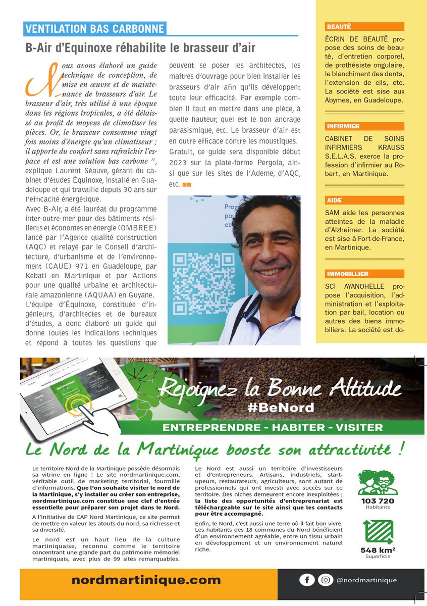 Merci au magazine <a href="/IEntreprises/">Inter-Entreprises</a> pour ces articles dans le cadre du séminaire #OMBREE Guadeloupe organisé par l’@AQC_FR et le #CAUE971