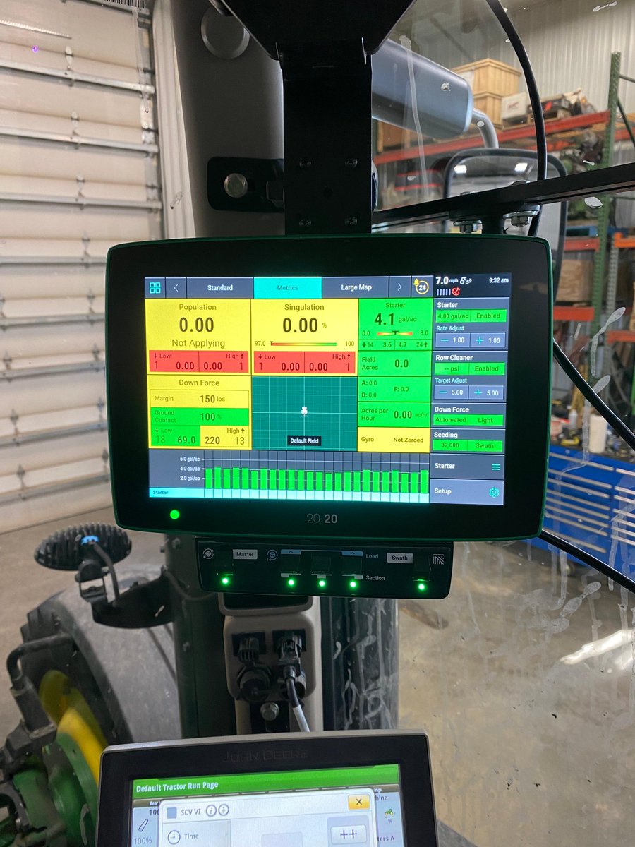 IncRdk's tweet photo. @PrecisionPlant #EMFlowsense just plain works!🚜💪 row by row monitoring! #KeetonLowSticks great combo! #HotRodPlanters #Plant23 Are you ready?! https://t.co/dVcwBc3Fcf