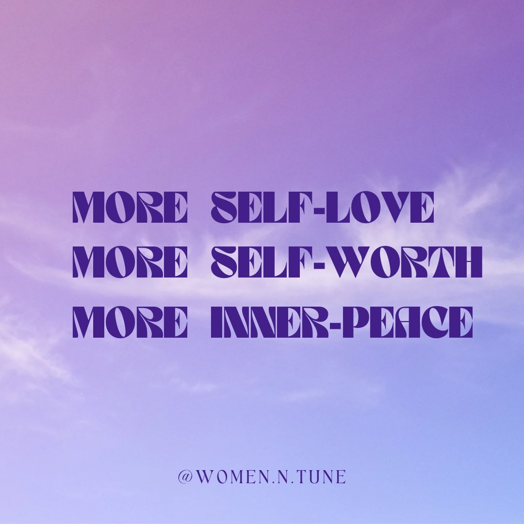 TuneWomen's tweet photo. Self love, self respect, and self worth.., there is a reason why they all start with self. You cannot find them anyone else.

You have to choose yourself, even when others refuse to.

Work on yourself and your inner peace.💜
.
.
.
.
#womenntune #innerpeace #selflove #selfworth https://t.co/U1NKAxRMkb
