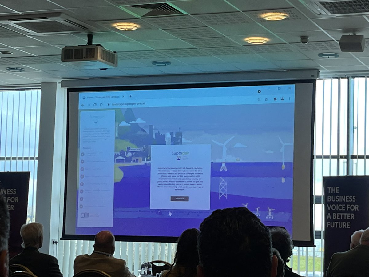 Delighted to see the Research Land Hub we designed in collaboration with <a href="/SupergenORE/">Supergen ORE Hub</a> at the  <a href="/swbctweets/">South West Business Council</a> conference. It highlights the challenges and opportunities around offshore and renewable energies ✊. <a href="/elixelofficial/">elixel</a> #renewableenergy #opportunities supergen-ore.net/research-lands…