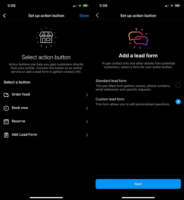 Frysocial_'s tweet photo. Instagram Adds Lead Forms as CTA Button Option on Business Profiles.
@instagram @InstagramComms #leadforms #businessprofile #instanews #news #technews #TechCrunch #socialmedianews #updates #instaupdates https://t.co/UI6mu0yd2f