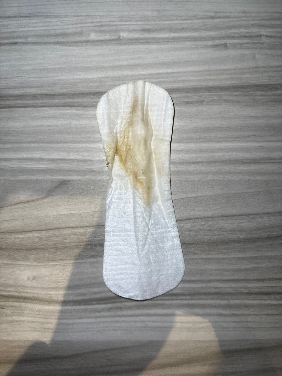 ninjamaru69's tweet photo. 子持ちセフレ

仕事帰りにご飯を食べてホテルへ

ホテルへ着くなり、ベッドで寝てしまったのでオリシーだけもらいました‼️

おっぱいが張ってるかも��と言っていたのでそろそろ生理1週間前かな？？

そんな時期のおりものになります！

#おりもの #おりものシート https://t.co/MFWYLPdTmC