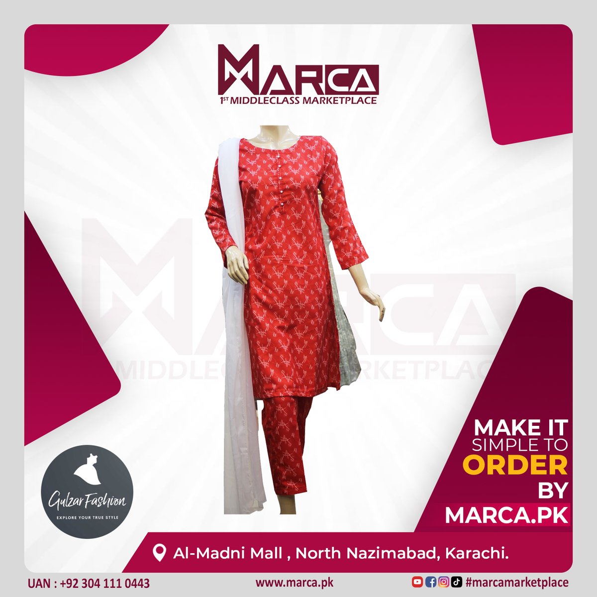 MarcaMarket's tweet photo. Get Women's Eastern Clothes 3piece Suits..
Order Now From https://t.co/Gd846gYAW9
.
.
.
.
#marcamarketplace #marcamarket #womenswear #ladiesfashion #Ladiesclothingstore #womenfashionstyle #womensfashiontrend #onlineshoppingkarachi #trendyoutfits #gulzarfashion #karachi #madnimall https://t.co/CwxO4JGlVX