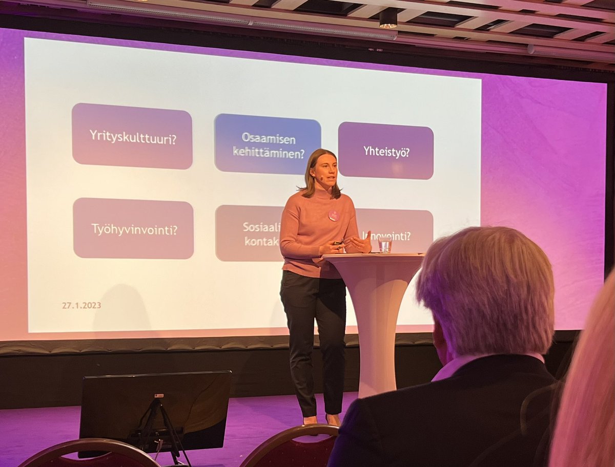 JukkaLang's tweet photo. Toimistomme tuore Managing Partner, mahtava kollegani @GDannberg esitteli ajatuksiaan asiantuntijaorganisaation johtamisesta uudessa normaalissa #Asianajajapäivä: kommunikaatio, psykologinen turvallisuus, johtaminen ja #legaltech keskeisiä asioita hybridityössä @Asianajajat https://t.co/rKMjPPGiB9