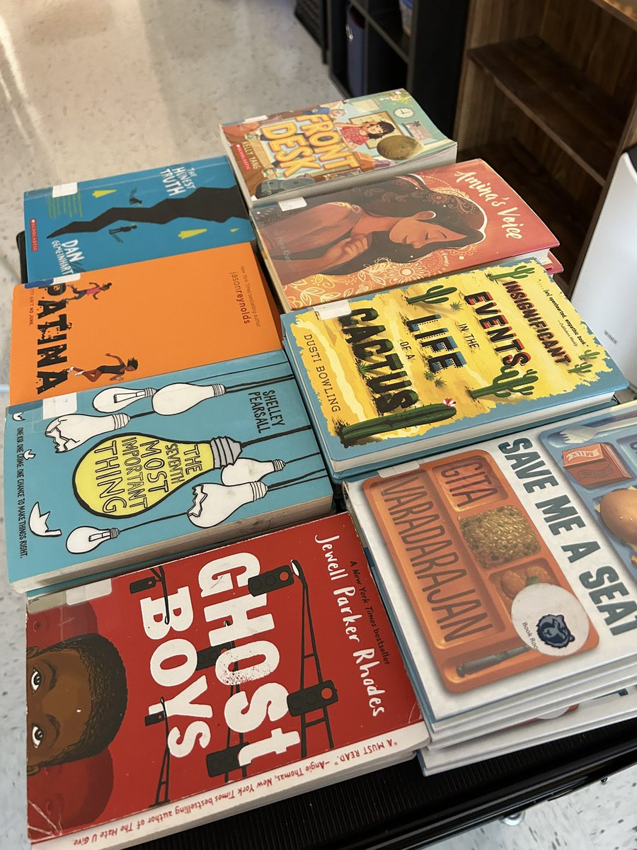 Ready for book clubs! Diverse characters, authors, topics, and issues. Looking forward to the conversations ahead. <a href="/BAM_MS_Official/">Brambleton Middle</a>