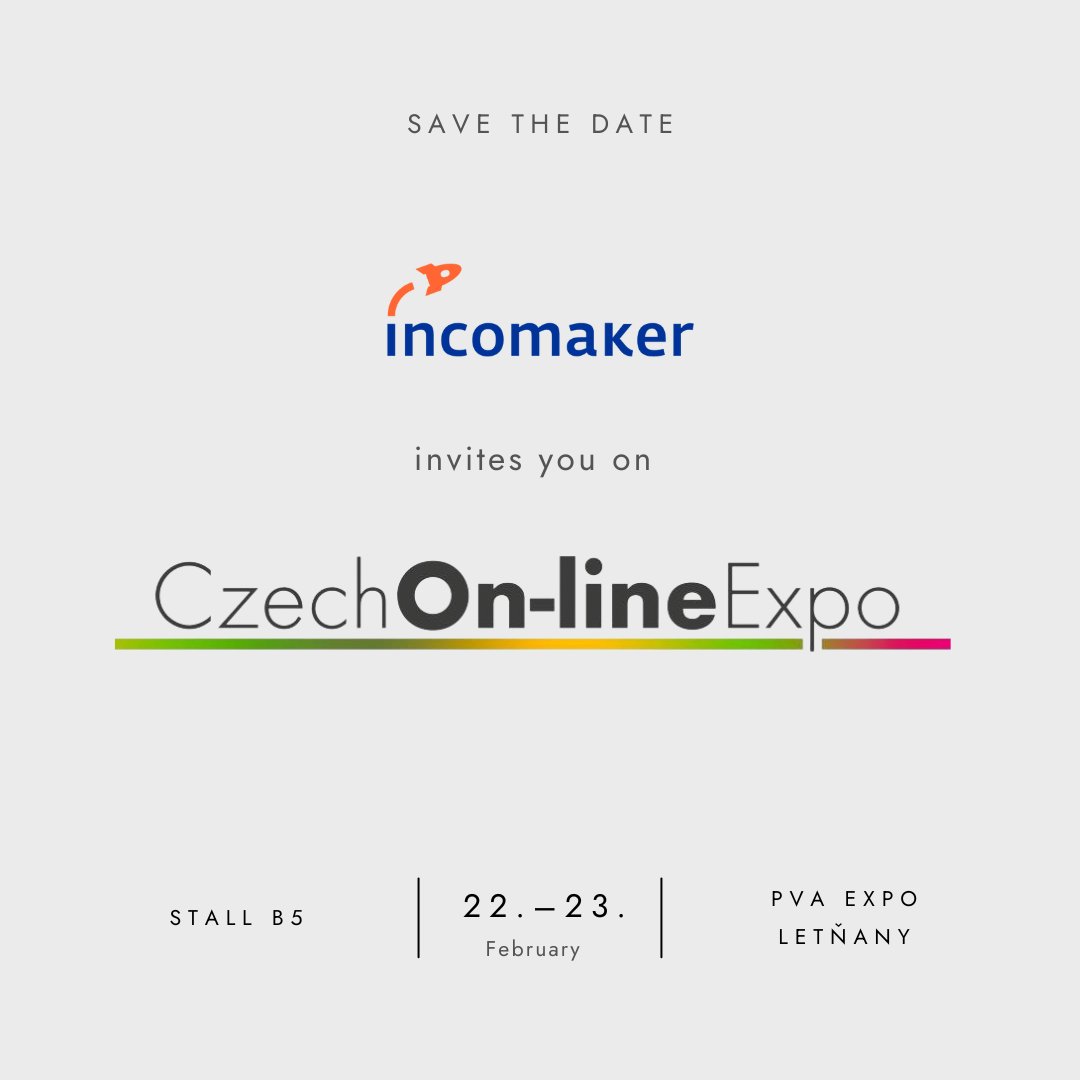 This year, we will be participating again at <a href="/czechonlineexpo/">Czech On-line Expo</a> conference. Come visit us!  We will introduce a lot of news and you can also visit our lecture "How to do data-driven e-shop marketing even if you don't have data specialists?"