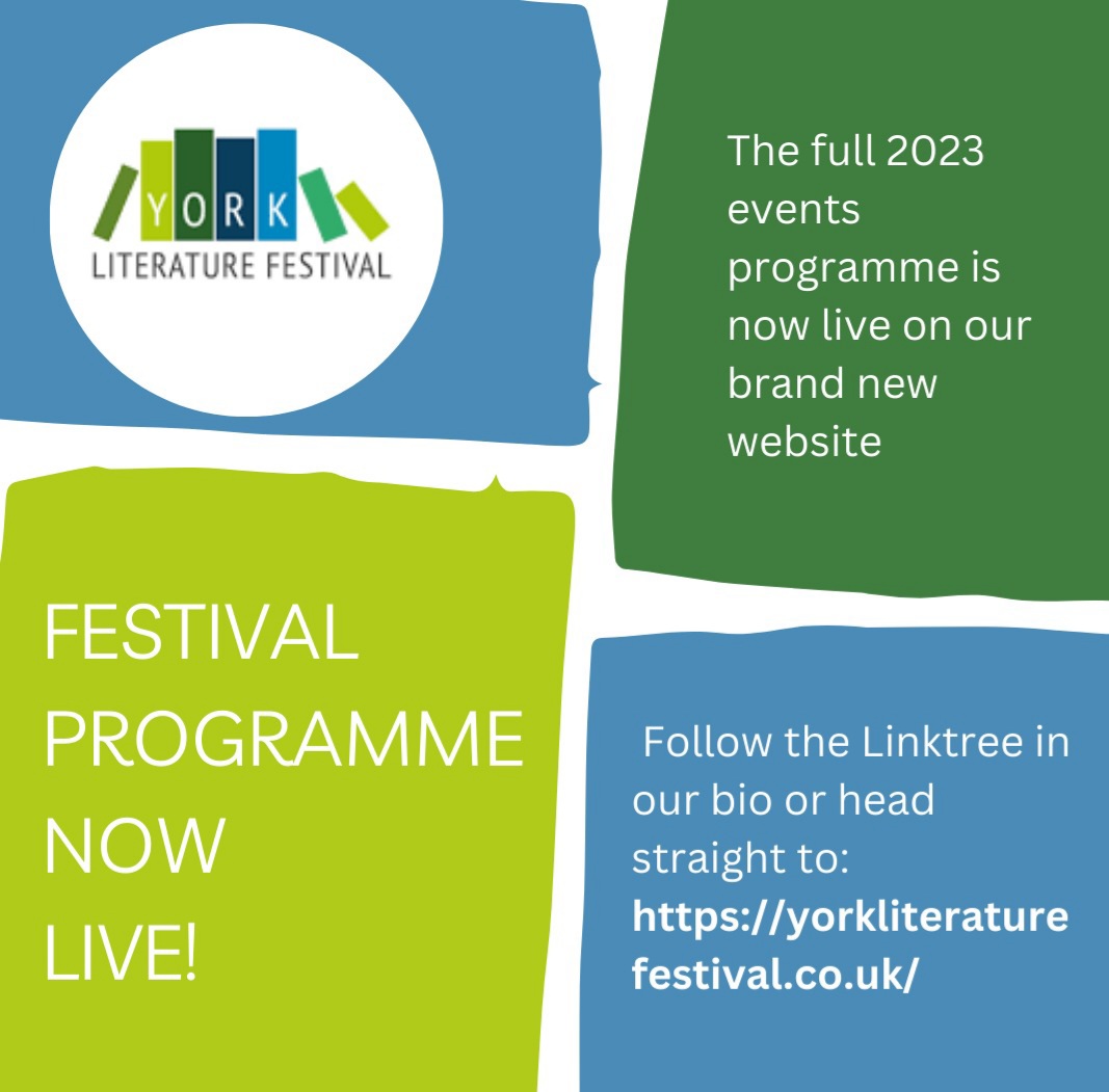 Y rk Literature Festival on Twitter "We are thrilled to announce that
