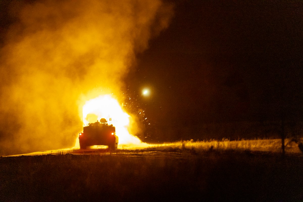 #ArmorREADY  Excellent work!  Shout-out to Class 23-001 and our Cadre of Lightning Troop, 2-16 CAV, ABOLC as they are now complete with Block II training!  Day and night Tank live fire exercise.
 STRIKE HARD!!  199th Infantry 'Leader Brigade' U.S. Army Armor School M1 Abrams