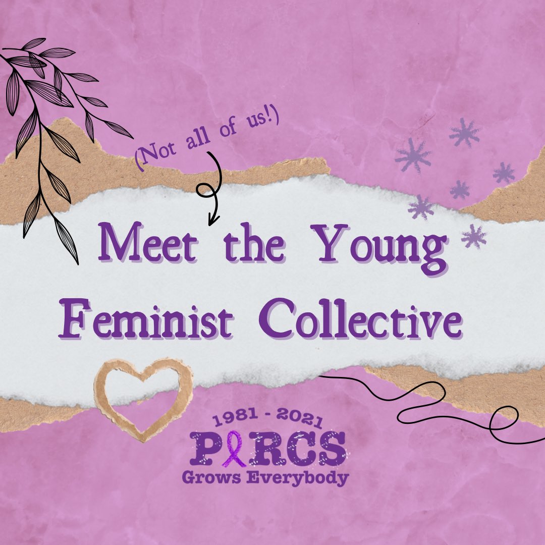 PARCSGROWS1981's tweet photo. Meet (some of) our lovely individuals from the
'Young Feminist Collective' and why the project is important to them
As a group, the young feminist collective undertake a variety of roles, and some of the individuals not listed in this post will be introduced down the line 💜⬇️ https://t.co/GESp8yAmeV