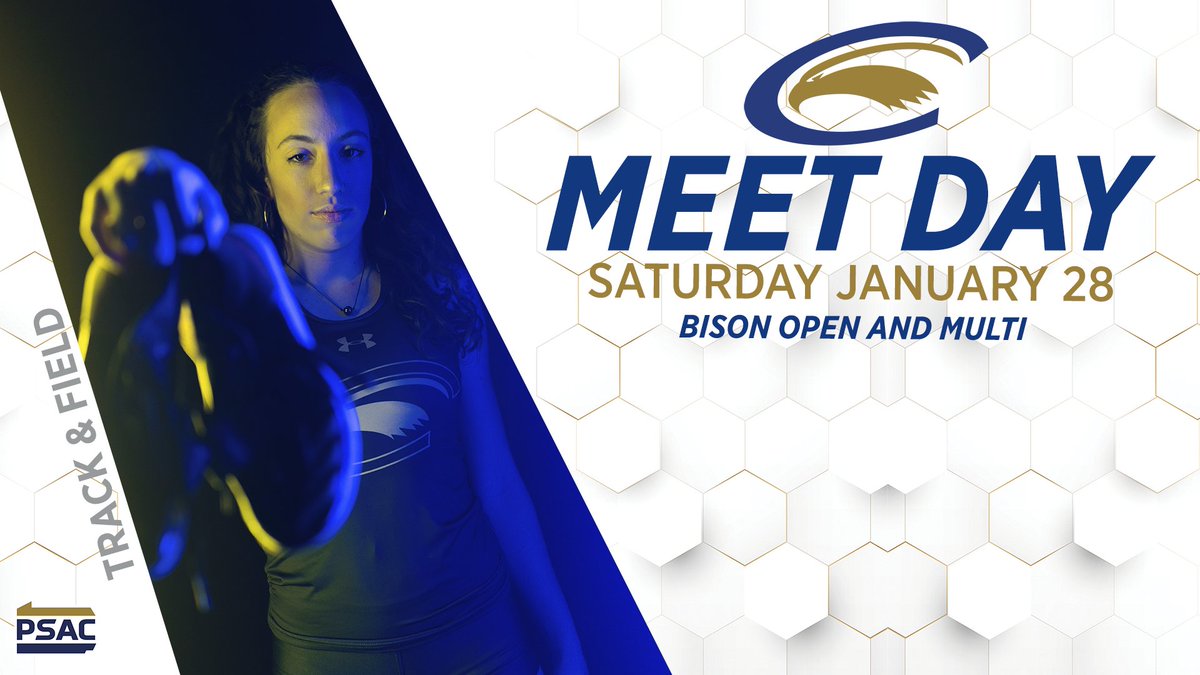 <a href="/cuTandF/">Clarion Track/XC</a>'s stay at the Bison Open and Multi rolls on today!

🦅🏃‍♀️👟
📅 Jan. 28
🕚 11 AM
📍 Lewisburg, PA
📈 bit.ly/40azR4G
