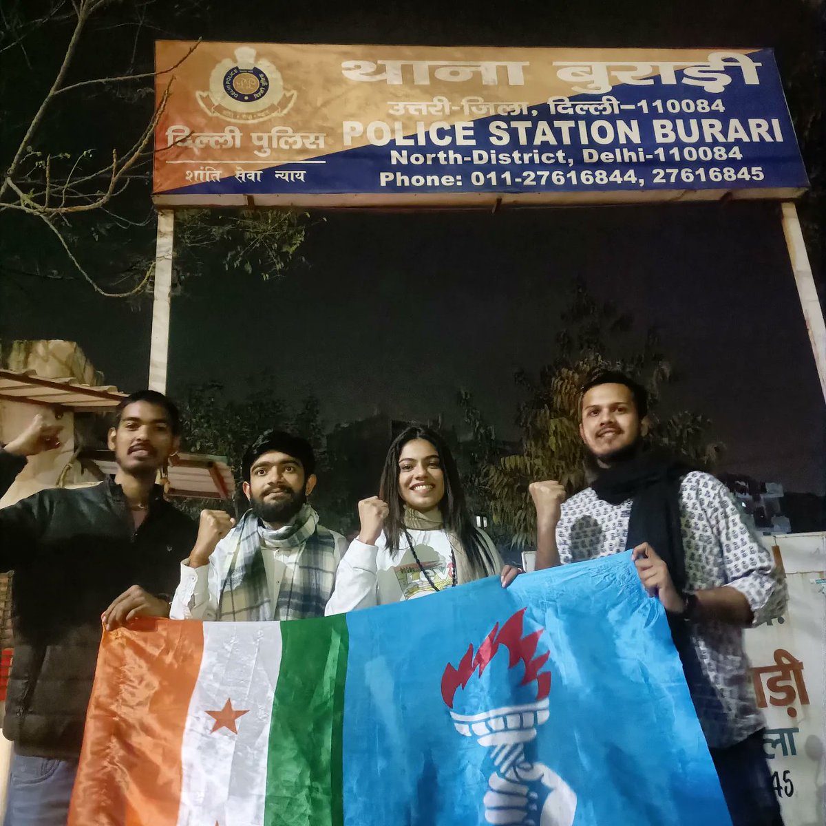 DineshBishnoi55's tweet photo. Released after being detained by Delhi Police to prevent the screening #BBCDocumentary ‘India the modi question'
Thanks for all of your concerns.
#DelhiUniversity @nsui https://t.co/3Y71SbOVvP