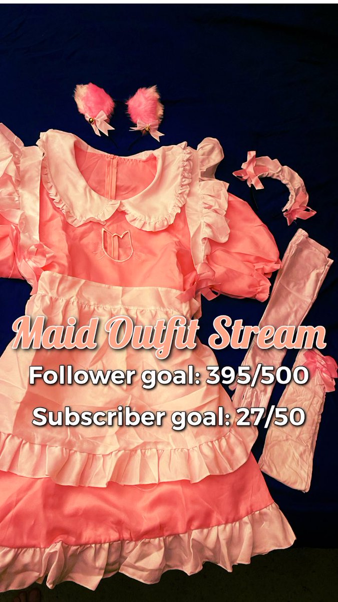 DJ_Ghostyboi's tweet image. #streamgoals #maidoutfit #twitch