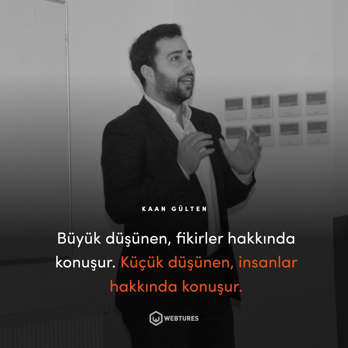 webtures's tweet photo. Büyük düşünen, fikirler hakkında konuşur. Küçük düşünen, insanlar hakkında konuşur. @kaangulten
#webtures #kültür #ajans #pazarlama #dijitalpazarlama #sosyalmedya https://t.co/oeaCxMwFjU