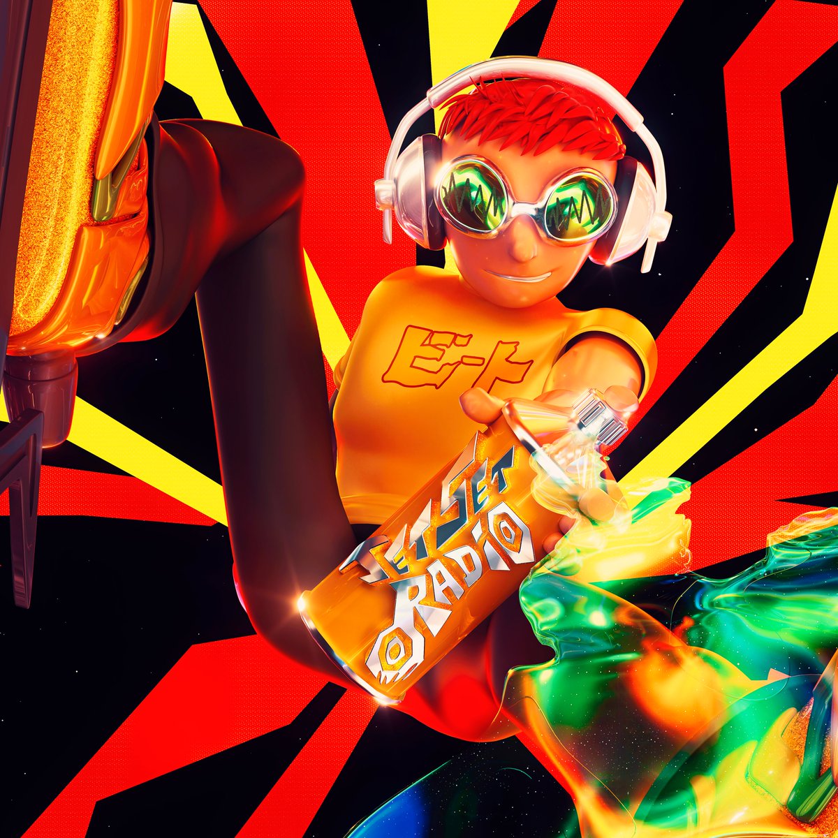 Jarde1l's tweet photo. Jet Set Radio ® https://t.co/NRJfxx4hc1
