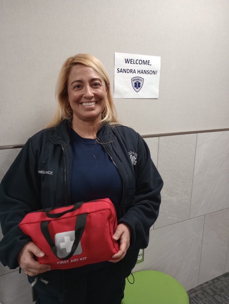 YMCATania's tweet photo. Today at our YMCA Learning Center Schlossman location they had a Paramedic volunteer come in and talk with the children about safety! At the end one lucky child won a first aid kit to bring home! #experiencesmakeanimpact #greatYMCAleaders #loveourcommunity https://t.co/S1qW4bk5Ad
