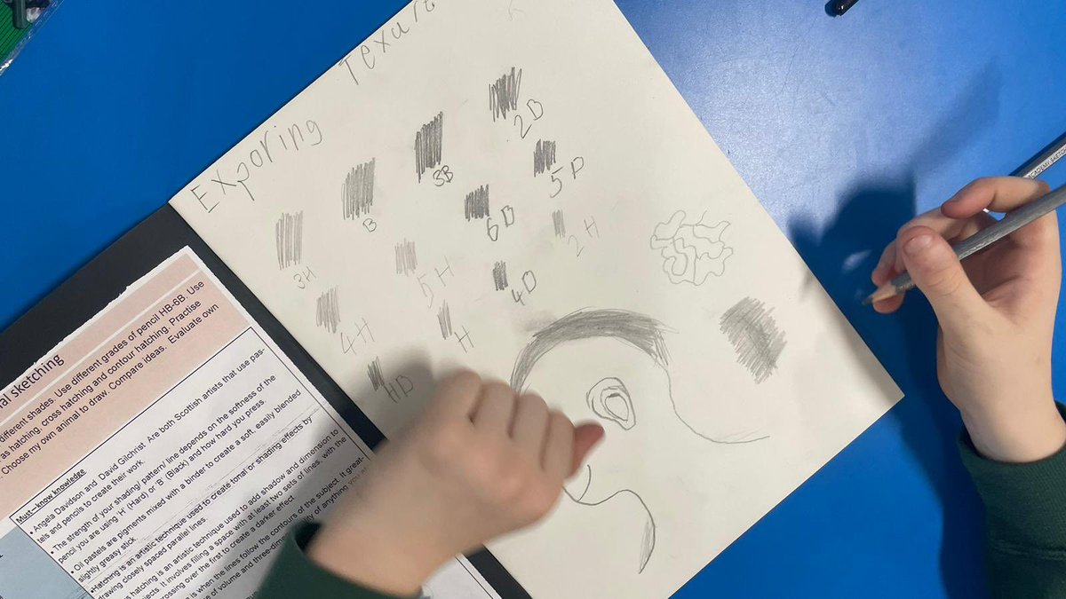 MissForster11's tweet photo. P5 did an amazing job sketching during Art with Miss Thomas this week. They were exploring texture, tone and gradient. 🎨✏️ https://t.co/X3BwyaV6n4