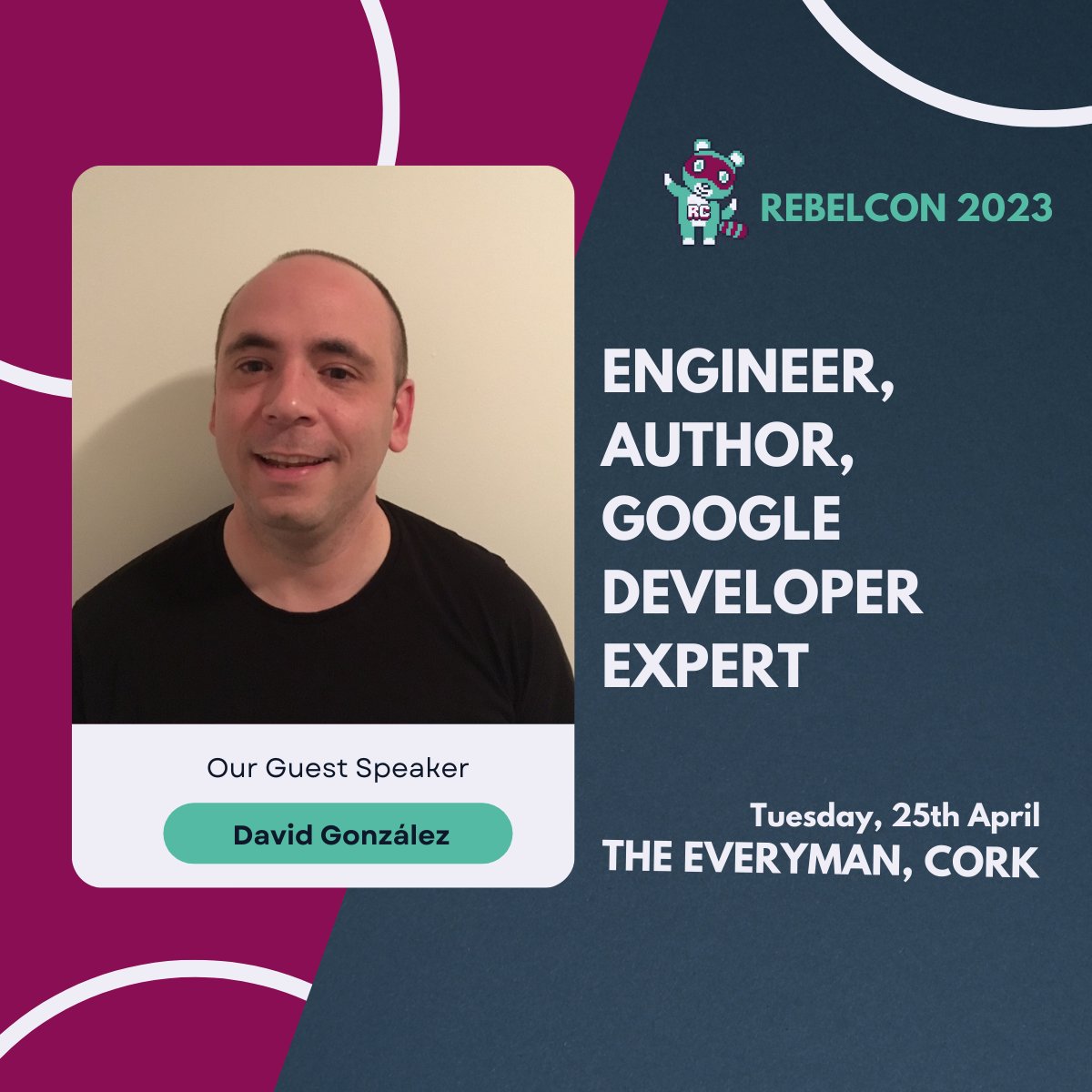 📢Speaker Announcement!
We are delighted to welcome <a href="/dagonzago/">David G</a> back to the RebelCon stage! David's talk "Covid Green: Fighting COVID 19 with Serverless JavaScript" Will walk us through the code &amp; infra used in the covid contact tracing app. Welcome David!
#rebelcon2023 #CovidSW
