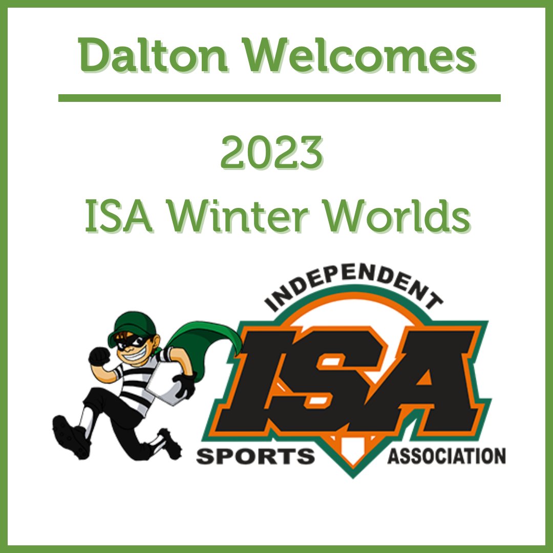 Visit Dalton, GA on Twitter to town the 2023 ISA Winter Worlds Adult Softball