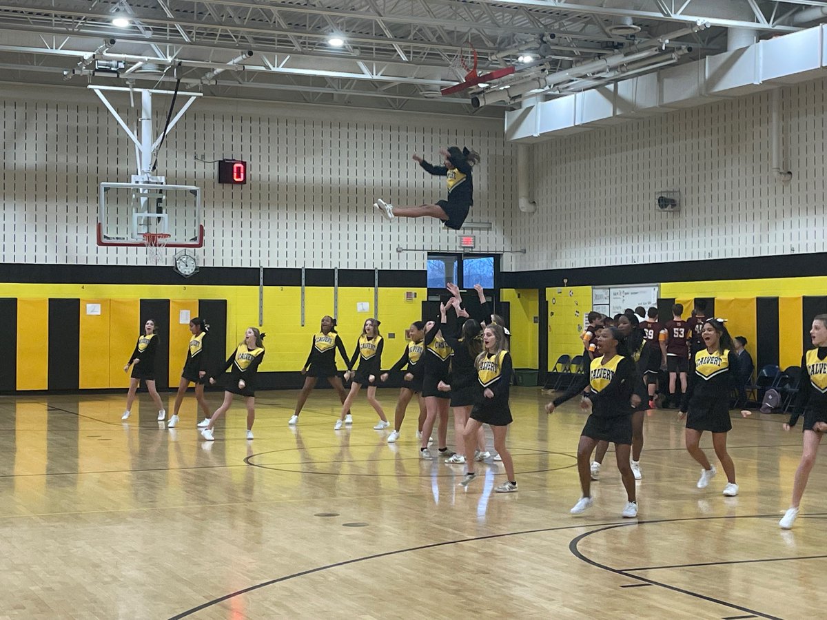CMS Tiger Cheerleaders making it look easy!