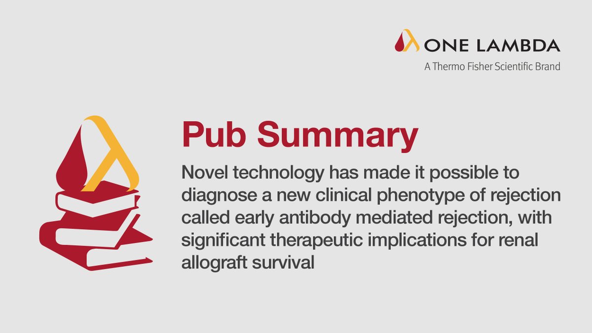 Check out our #pubsummary on how MMDx® Kidney can diagnose antibody-mediated rejection (AMBR) when histopathology is discordant with the clinical scenario. spr.ly/60103jEby
#TransplantTwitter