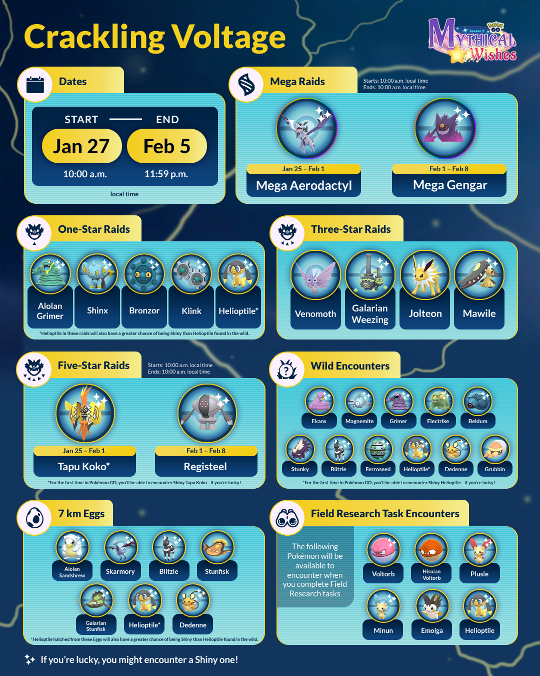 Pokemon Go Crackling Voltage Research and Event Guide - Pokemon GO