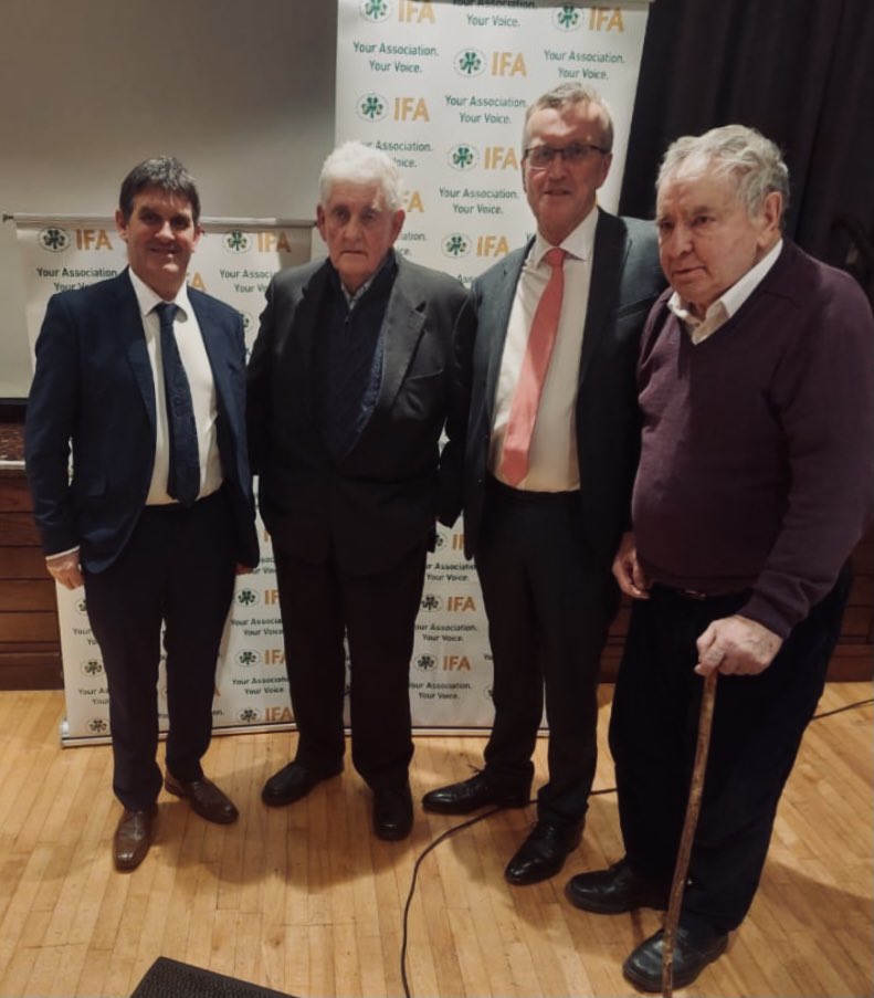 Great night@WestCork @IFAmedia dinnerdance.Pictured Jackie OSullivan, BereIsland;Jim Morris,Ballydehob who walked to Dublin in1966 as part of the Farmers Rights Campaign.This is what rural Ireland is about,standing together supporting farm families that keep the countryside alive