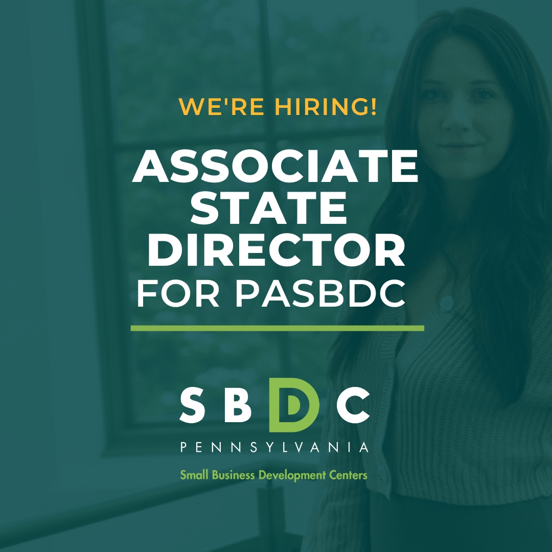 📣 The #PASBDC is hiring an Associate State Director!

This position is the project leader responsible for implementing the network strategic plan to ensure high performance and quality program delivery.

📍Interested? Apply here: pasbdc.org/employment-opp…