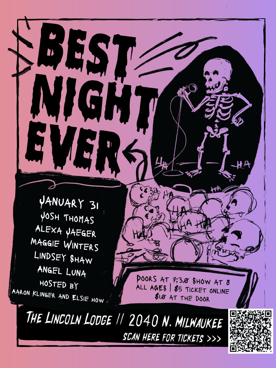 BestNightEverYo's tweet image. Funny little standup show next Tuesday at @thelincolnlodge !

@Joshoceanthomas
@Alexajaggs
@saggiesplinters
Lindsey Shaw
@GuerrillaJokes

Hosted by @activesandal and Aaron Klinger

eventbrite.com/e/best-night-e…