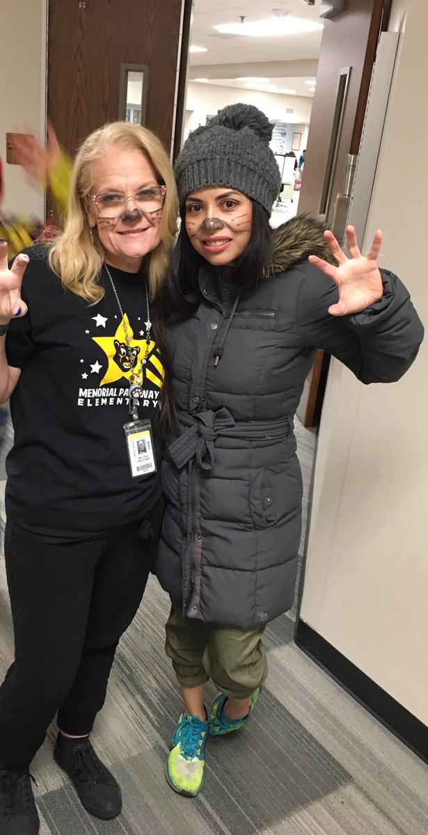 These panthers have school spirit during Digital Citizenship Week <a href="/MPElemSchool/">Memorial Parkway EL</a>  <a href="/katy_libraries/">Katy ISD Libraries</a>