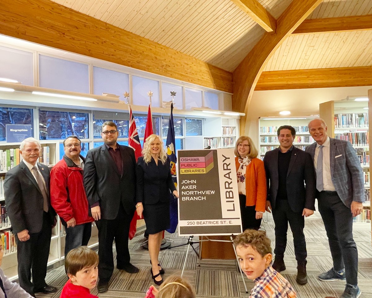 City of Oshawa (@oshawacity) on Twitter photo The City of Oshawa and <a href="/OshawaLibraries/">oshawalibraries</a> are pleased to officially announce that the Northview Library Branch is now the John Aker Northview Branch. Learn more: ow.ly/m9Wa50MClXw The City of Oshawa and <a href="/OshawaLibraries/">oshawalibraries</a> are pleased to officially announce that the Northview Library Branch is now the John Aker Northview Branch. Learn more: ow.ly/m9Wa50MClXw