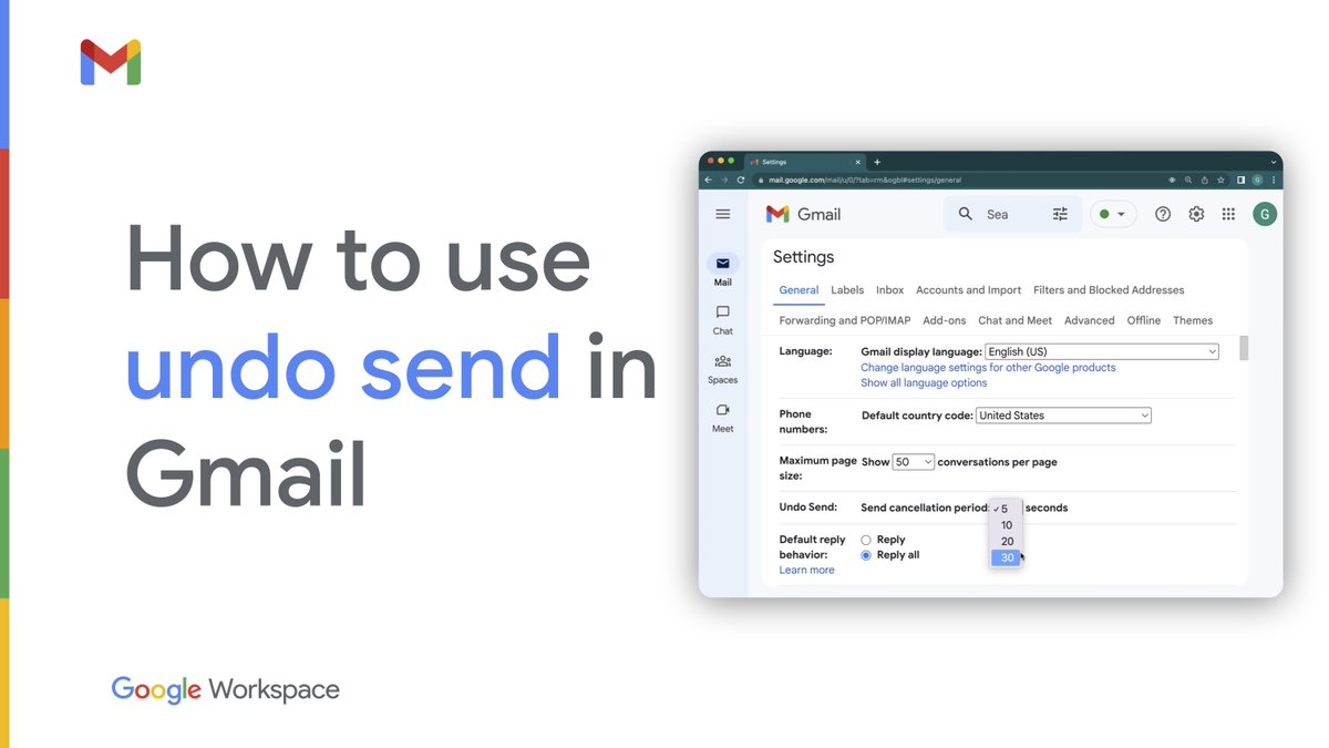 Have you ever emailed the wrong person or caught a few misspellings after hitting send? Don't panic - just undo! 👉 goo.gle/3wocuqR