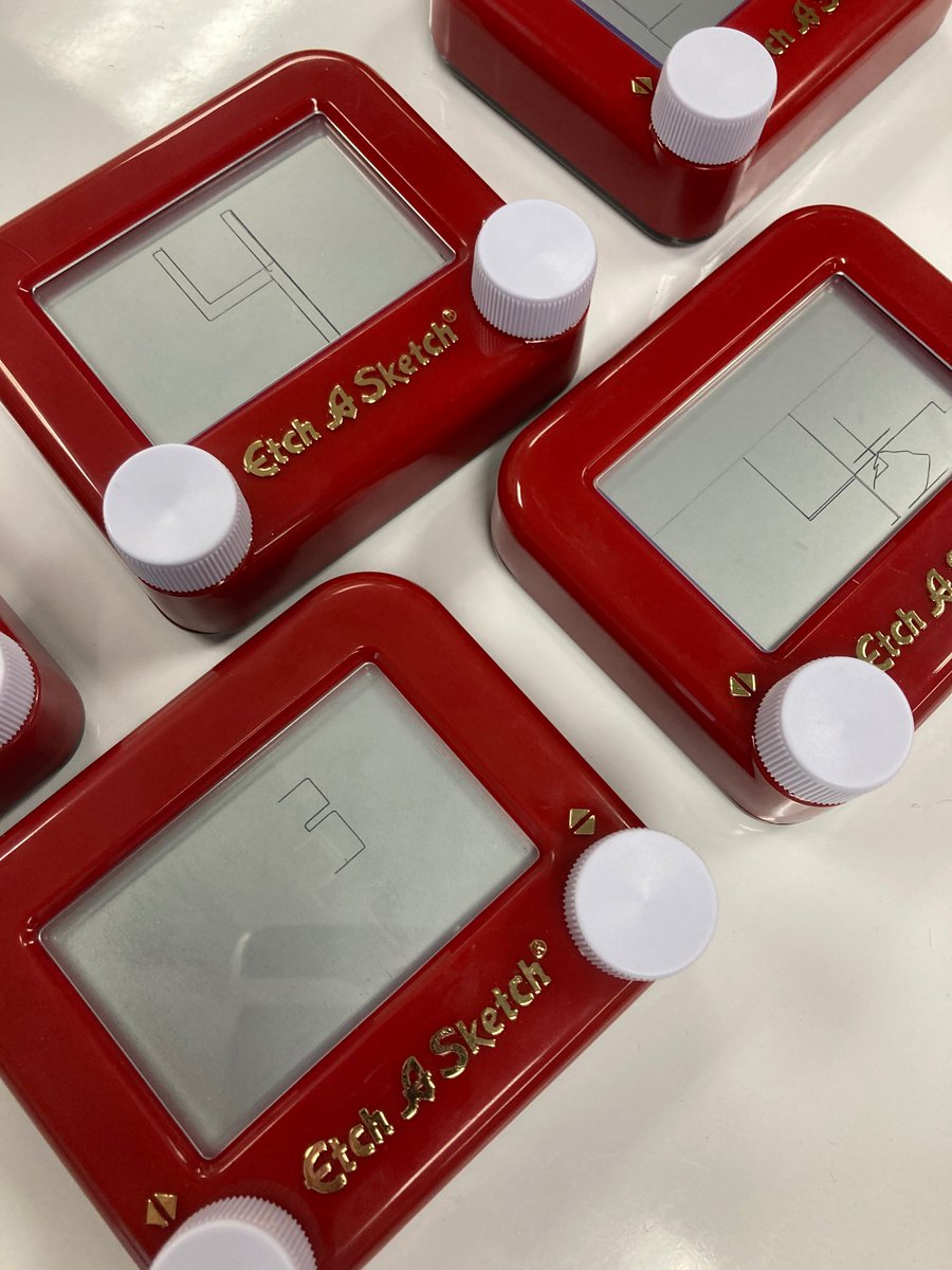 TriciaPaugstat's tweet image. Etch A Sketch EXIT SLIPS! Yep! 
@AdenaElementary #WEareLakota #etchasketch