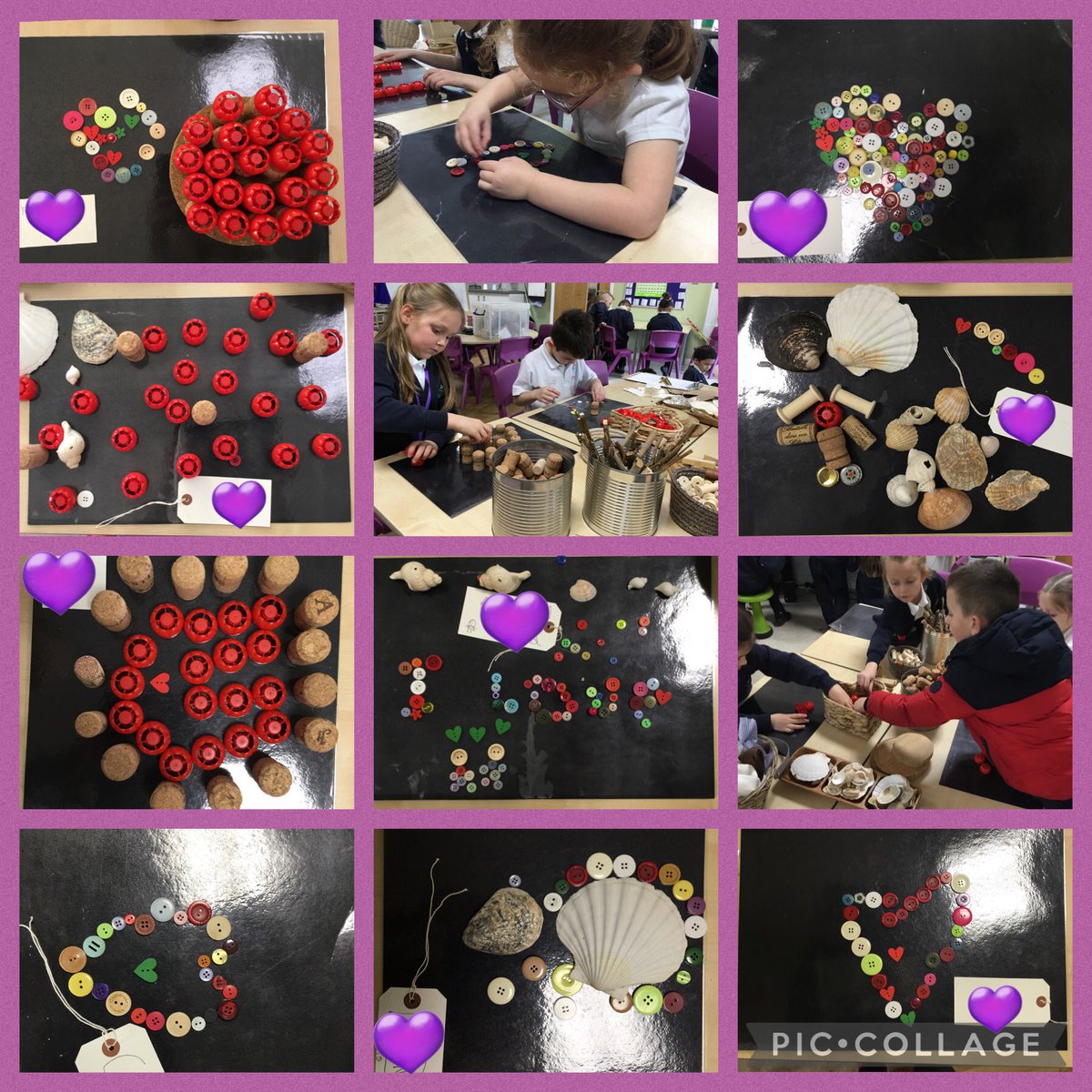 ‘Think make link’ Dosbarth Un used loose parts to represent what community means to them. Take a look at our different interpretations of community! #jppsthrive #jppsinspire