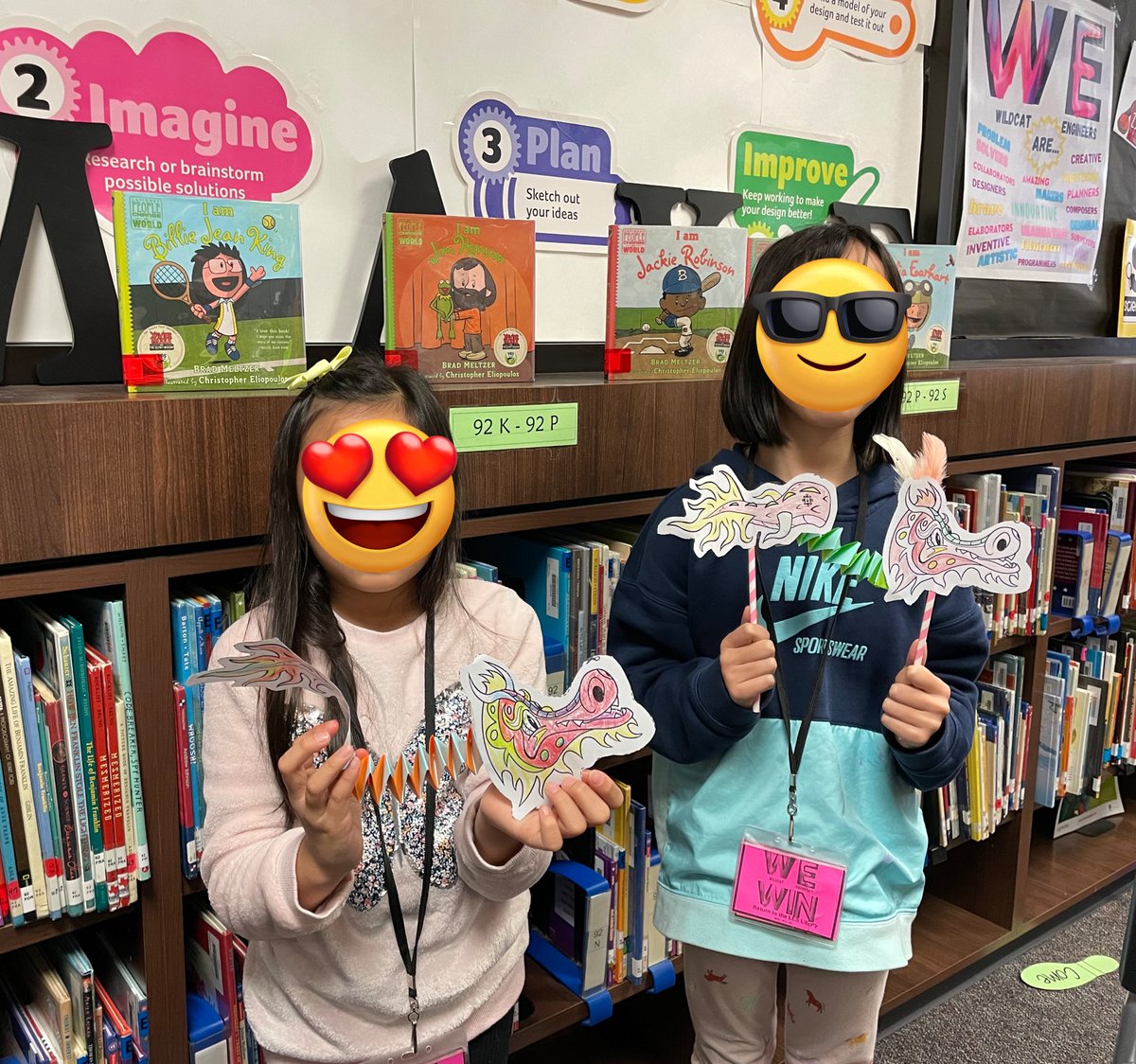 LES_Librarian's tweet photo. Wildcat Engineers Win! WE WIN time has officially started and these 4th graders are busy creating. @TISD_Libraries @TISDLES1 #STEAMP #PLAYFULCLASSROOM https://t.co/3nwF5dkukz