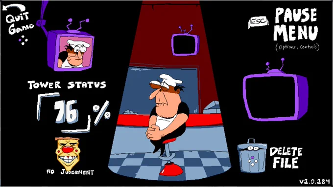 The replayability is the strongest part of the game but as a journey from beginning to end GODDAMN pizza tower was worth the wait, short but sublime 