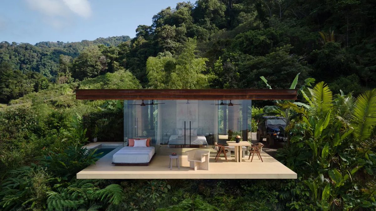 NATALIALABEL's tweet image. Dreaming of this tiny treehouse villa in Costa Rica.