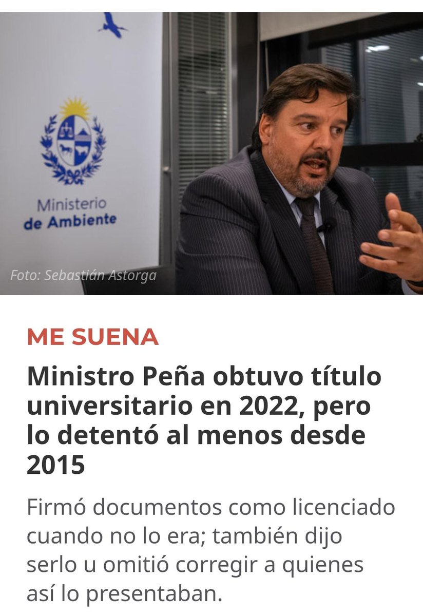 Por "un pelín" ....frase épica que quedará para la historia!!! 
Por un pelín no fui médico....por un pelín no fui abogado.... por un pelín no fui arquitecto. 
Por favor!!!! Pero firmó y se presentó como tal.