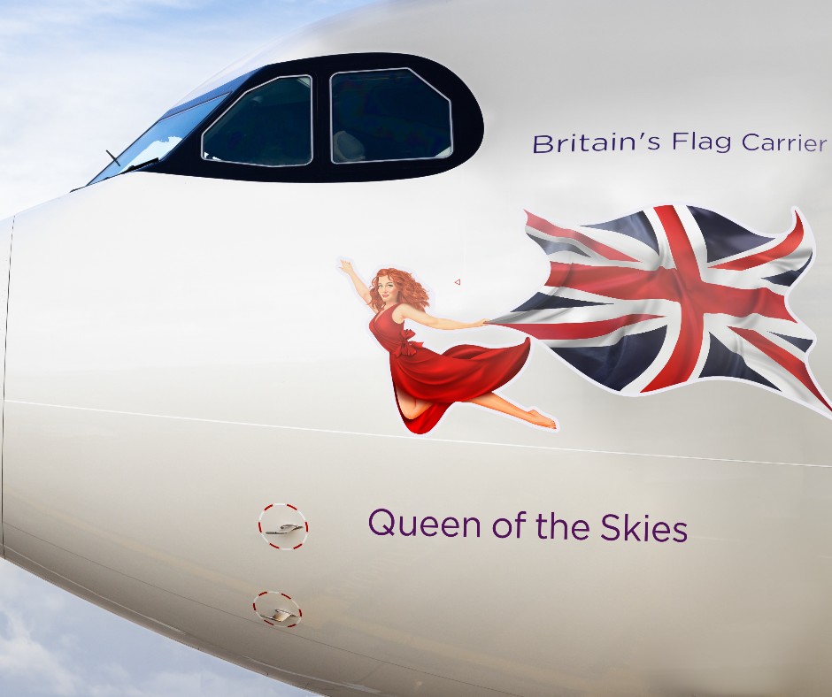 Virgin Red (@virginred) on Twitter photo Meet Queen of the Skies, <a href="/VirginAtlantic/">virginatlantic</a>'s newest Airbus A330neo, named in honour of Queen Elizabeth II virg.in/JExG Meet Queen of the Skies, <a href="/VirginAtlantic/">virginatlantic</a>'s newest Airbus A330neo, named in honour of Queen Elizabeth II virg.in/JExG