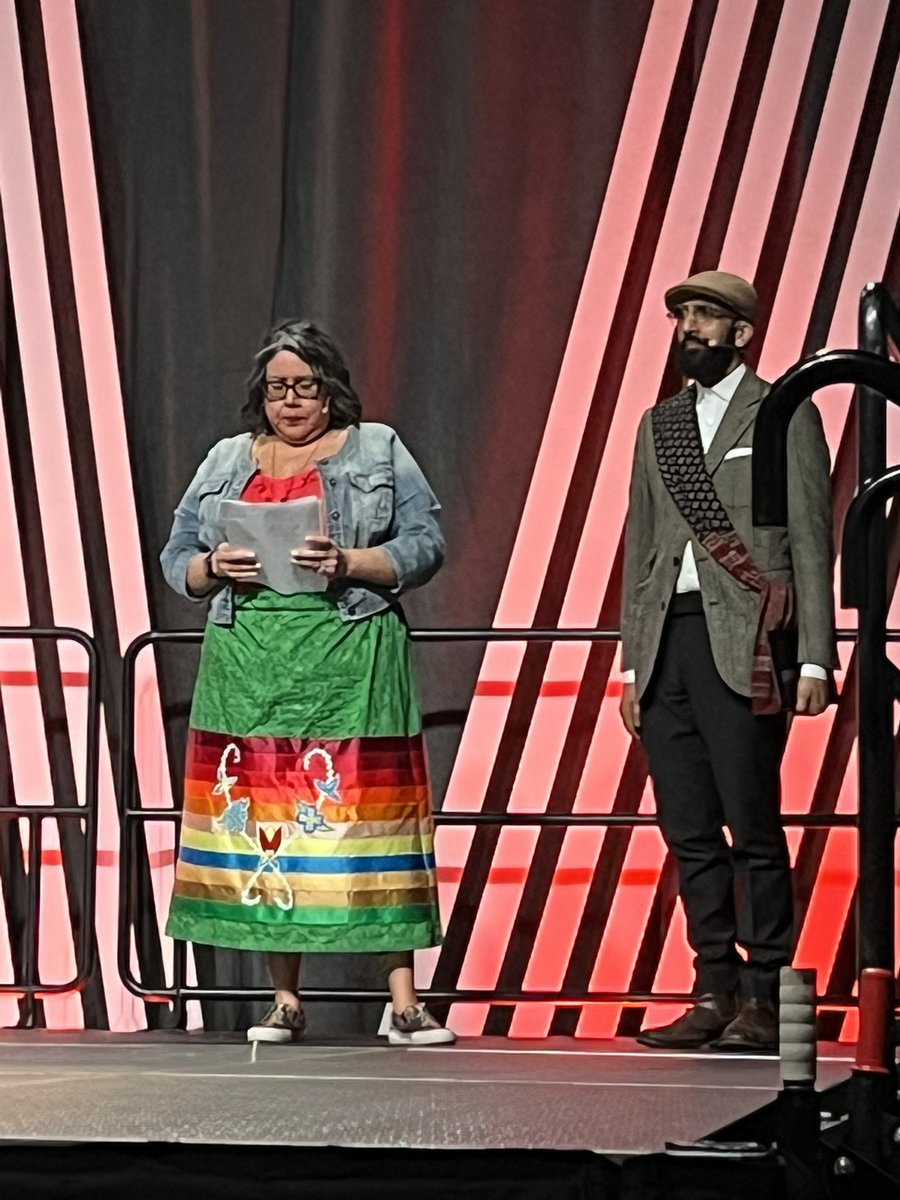 JonDRobb's tweet photo. Thank you @CherylWjack & @OmarYaqub for sharing incredible insights and perspectives in such authentic and meaningful ways with NorQuesters @NorQuest 2023 College Culture Day! #Reconciliaction #CanadianPrayerRug #BentArrow #IslamicFamily #YEG #IslamicFamily https://t.co/aCMdvIRZyK