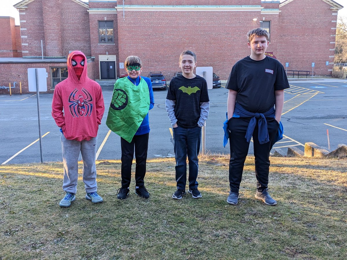 CJHSVisualArt's tweet photo. @casejrhigh showing support for a special boy, Cole. #colestrong #superhero https://t.co/a0AthLk8ys