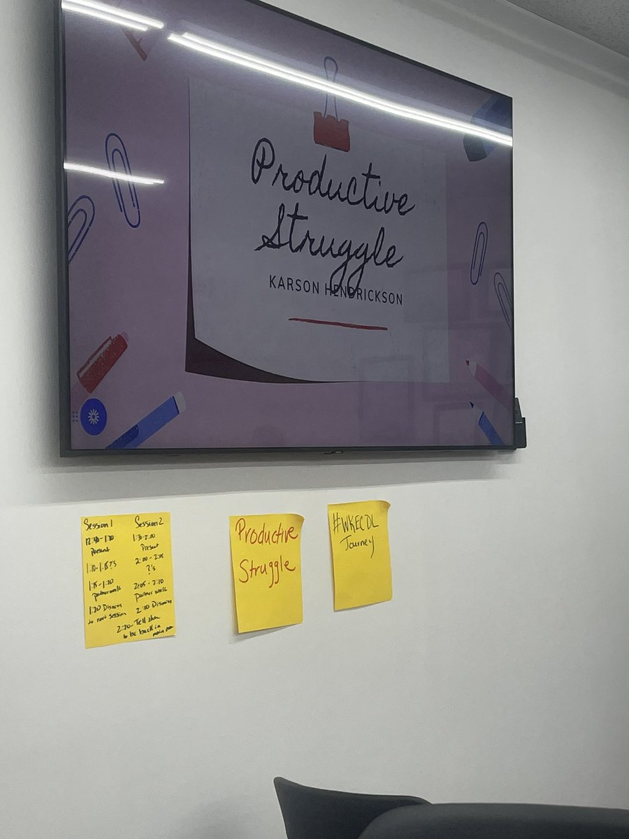 w_york's tweet photo. Ready for part 2 of our day at @WKECKY learning about Productive Struggle! #WKECDLJourney https://t.co/UNzwUBLkXT