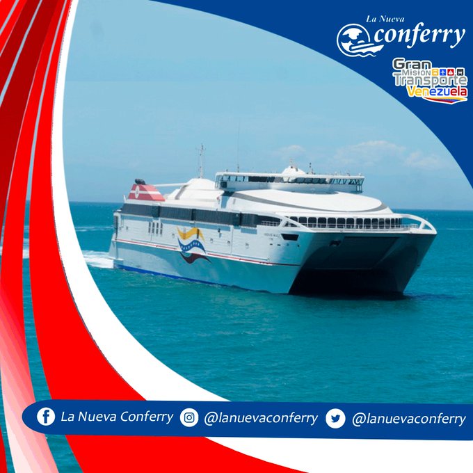 #Entérate🚢|| La misión de <a href="/lanuevaconferry/">La Nueva Conferry</a> es brindar un servicio de transporte óptimo con calidad, puntualidad, seguridad y economía para personas, vehículos y carga con traslado de insumos entre tierra firme y el estado Nueva Esparta. ¡Seguimos Avanzando!