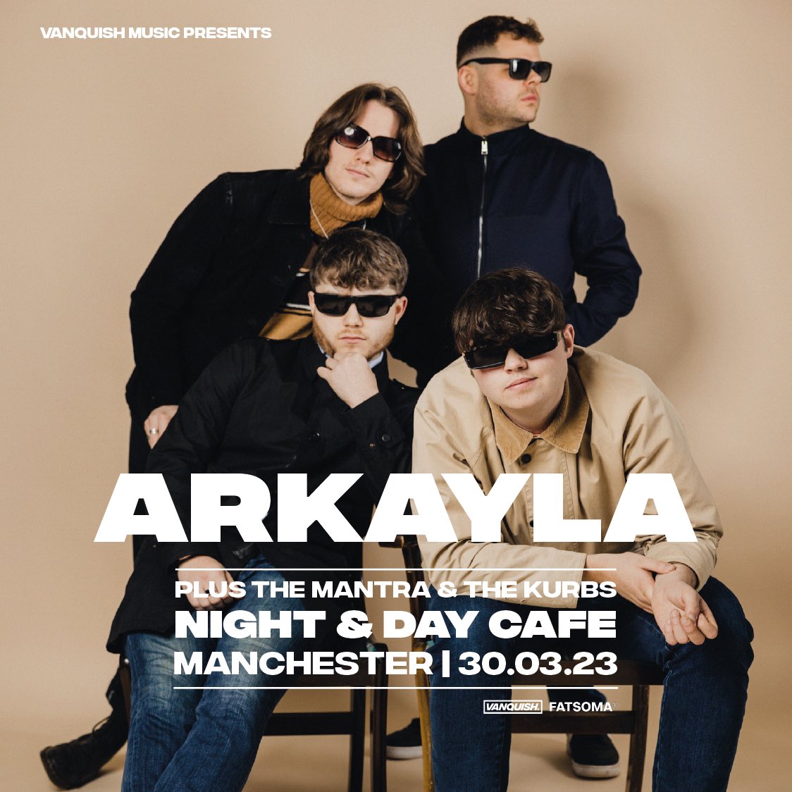 We’re excited to announce that we’ll be returning to <a href="/nightanddaycafe/">Night & Day Cafe</a> this year to support <a href="/Arkaylaband/">Arkayla</a> alongside <a href="/thekurbsband/">kurbsband</a> 🎸
We can’t wait to get back to it, grab your tickets now! | 18+